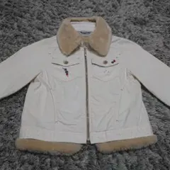 ファミリア f-dash 白ジャケット 110cm