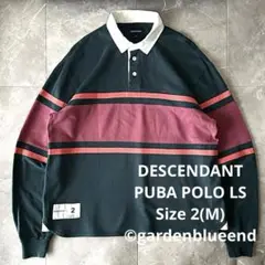 DESCENDANT CACHALOT POLO LS ロング ポロシャツ S DESCENDANT ディセンダント 22SS CACHALOT POLO LS 221ATDS