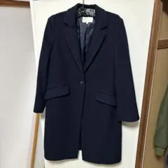 BEAMS ネイビー ロングコート Mのサムネイル