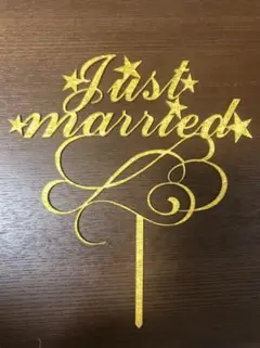 結婚式　ケーキトッパー