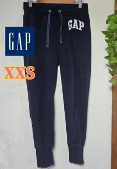 GAP ギャップ ロゴ スウェットパンツ ジョガーパンツ ネイビー XXS