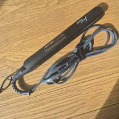 セラミックプレート ストレートヘアアイロン ブラック