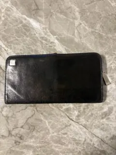 TAKEO KIKUCHI ブラックレザー長財布