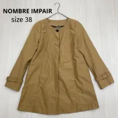 ◆ NOMBRE IMPAIR ノンブルアンペール ノーカラー トレンチコートのサムネイル