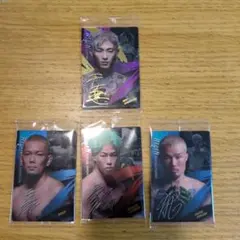 k*H様 RIZIN ウエハースカード 平本蓮選手など4枚セット