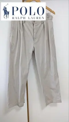 Polo Ralph Lauren ツータック チノパン ベージュ
