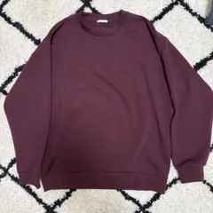 トレーナー ワインレッド M 古着