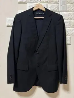 UNIQLO +J ウールシルクテーラードジャケット シングル 長袖【S】黒