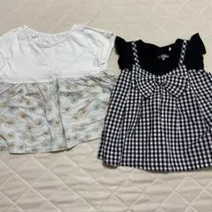 80サイズ　女の子　トップスまとめ売り　ユニクロ　西松屋