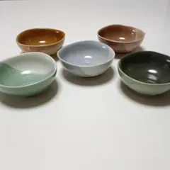 梅宮辰夫　創作食器　小鉢　小皿　5枚　中古
