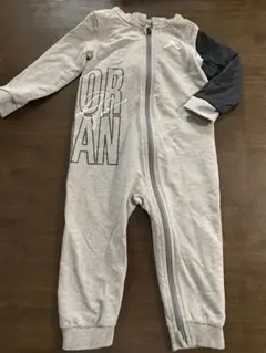 JORDAN 24M グレー ロンパース