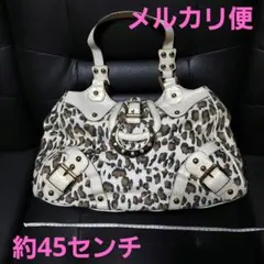 VITA ROSA ヒョウ柄 中型ショルダーバッグ