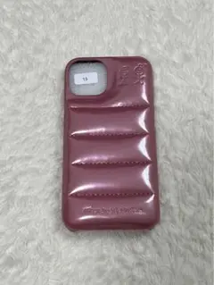 ぷーちゃん様 iPhone13ケース ダウンジャケット メタリックピンク