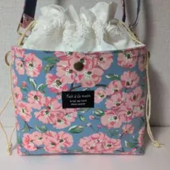 キャス·キッドソン　巾着ショルダー　ハンドメイド