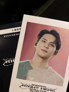 SEVENTEEN セブチ 映画 RIGHT HERE ポストカード ミンギュ