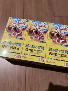 ワンピースカード　神の島の冒険　3box テープカット品