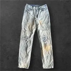 RE'NI.SH 【5（27インチ）】ダメージデニムジーンズ ブルー　パンツ