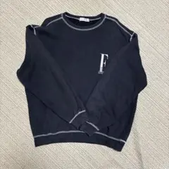 00' 90’古着ELLE HOMME 紺スウェットトレーナー　L