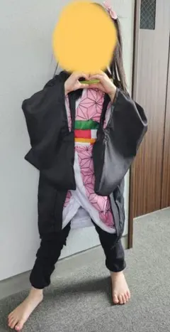 【未着用品】鬼滅の刃　コスプレ衣装セット 禰豆子