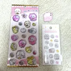 ちいかわ　ウォーターシール　ぷっくりシール　ウォーターインシール　フレークシール