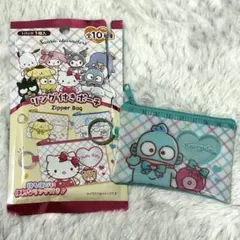 산리오 ハンギョドン リング付きポーチ フラットポーチ