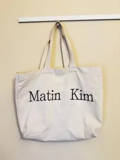 Matin Kim マーティンキム ホワイト　トートバッグ　韓国 新品