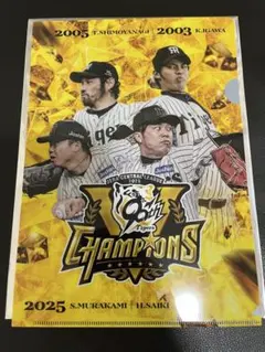 阪神タイガース 優勝記念クリアファイル 先発投手