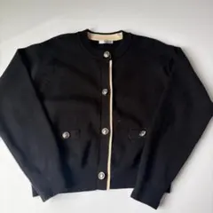 配色ニットカーディガン mysa L