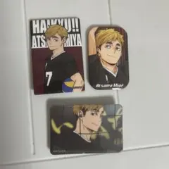 Haikyuu!! Atsumu Miya 缶バッチ3点セット