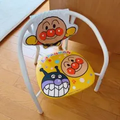 アンパンマン　豆いす　ベビーチェア　子供用椅子　バイキンマン　送料込み　美品