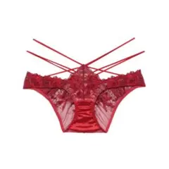 RAVIJOUR シャープフラワーコードショーツ レッド Mのサムネイル