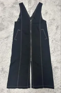 ブラック Vネック オールインワン