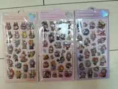 ラブブ　シール 3パックセット