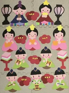 ひなまつり⭐︎壁面飾り⭐︎おひなさま　13