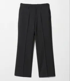 カルゼ ワイド ストレート ユーティリティパンツ イージーパンツ ブラックL