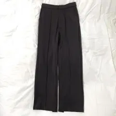ジャーナルスタンダードレリューム　センタープレスパンツ　サイドスリット　ブラウンのサムネイル