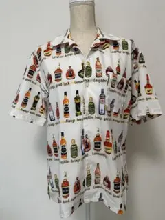 【美品】ciao 酒 酒柄 シャツ 半袖