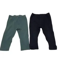 UNIQLO キッズ レギンス 80cm 2色セット