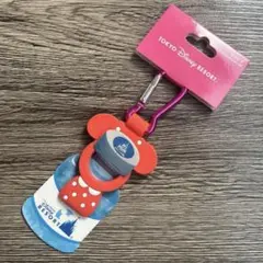 ディズニー ミニー ペットボトルホルダー カラビナ付き