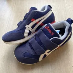 asics 20㎝　ベルクロ　ネイビーのサムネイル