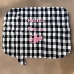 犬用マット カフェマットチェック柄 ボストンテリア