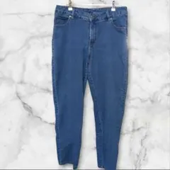 体型カバー 美脚テーパード 驚くほど柔らかい 楽ちんデニムパンツ