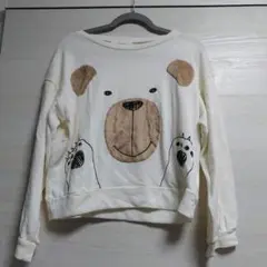 rivet & surge クマ イラスト 長袖トップス