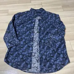 レイジブルー　メンズ　7分袖　迷彩
