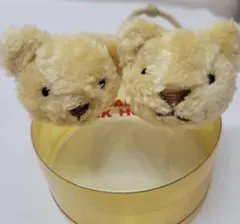 PINK HOUSE クマの顔 ヘアゴム クリーム色