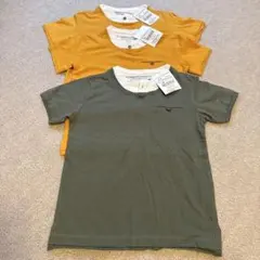 ZARA ボタン付き重ね着風Tシャツ　3枚セット