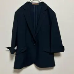 【美品】オリヒカ RHYME ウォッシャブルテーラードジャケット L 濃紺