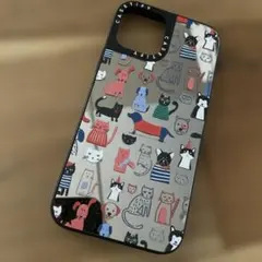 ケースティファイ 12pro ケース　アニマル　ミラー casetify