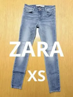 ZARA ダメージ スキニー デニム 34 XSのサムネイル