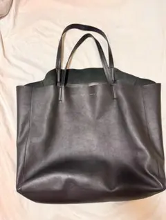 CELINE カバ トートバッグ ブラック レザー 希少 フィービー期 - メルカリ